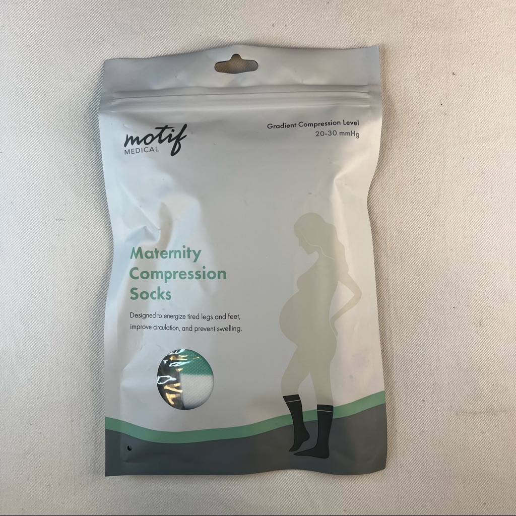 New Motif Medical Maternity Gradient Compression Socks Size M Medium 2030 Mmhg